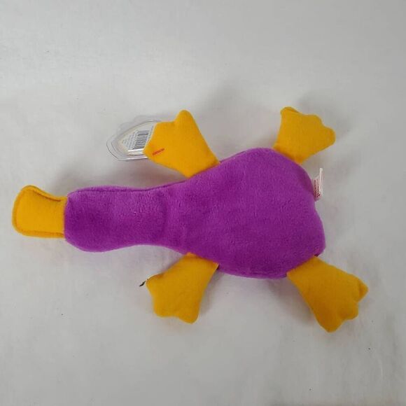 Ty Beanie Baby Retired PATTI the Magenta Platypus 1993 Mint condition - Picture 4 of 4